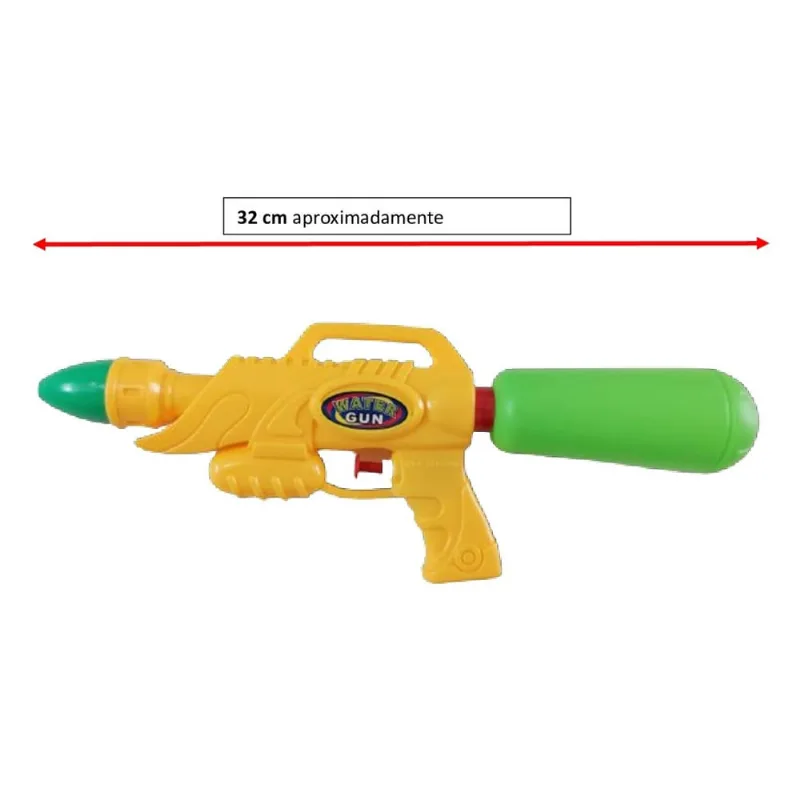 Pistola arminha de água water gun de brinquedo com reservatório