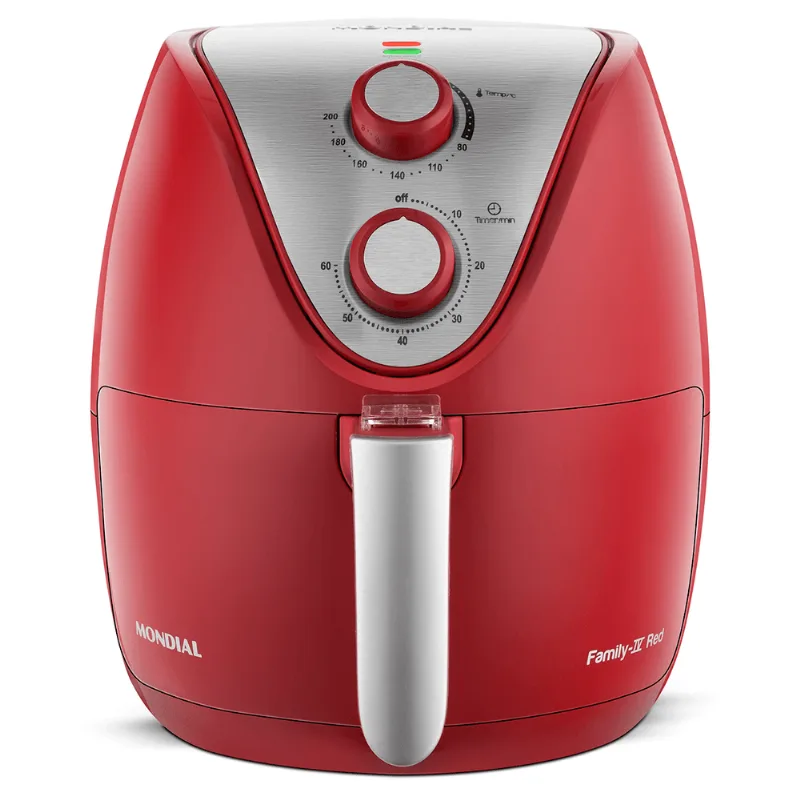 Fritadeira Elétrica Mondial Family IV 3,5L AF-32-RI Vermelho/Inox 110V