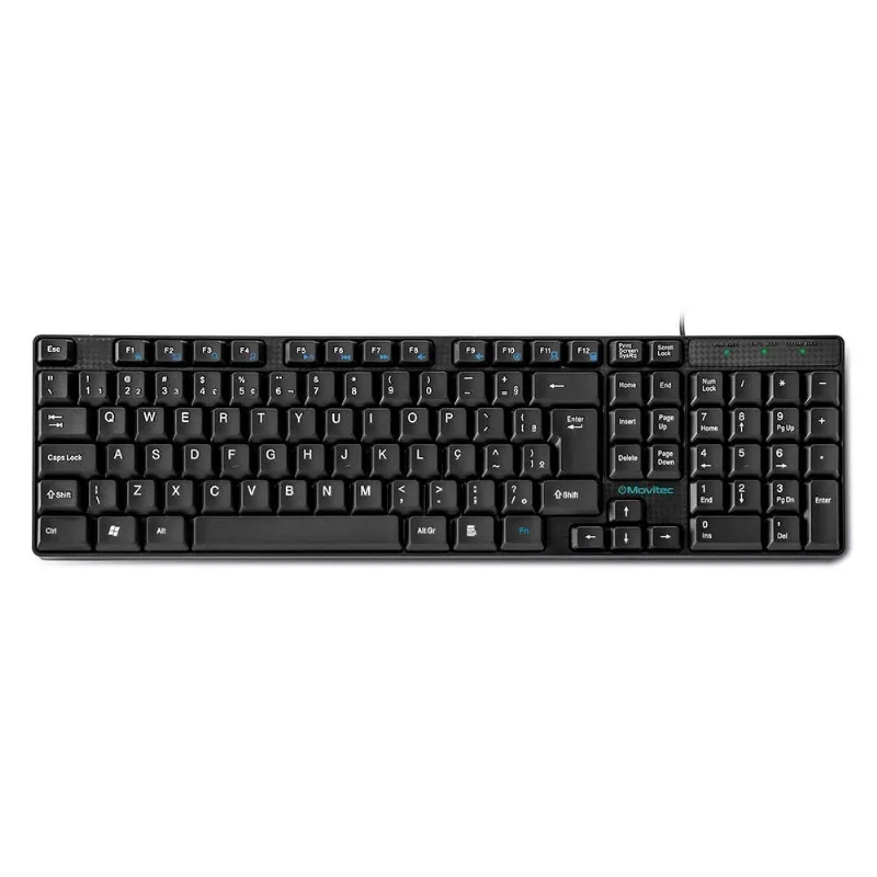 Teclado Movitec Com Fio Otf-01 Teclado Otf-01 Na Com Fio