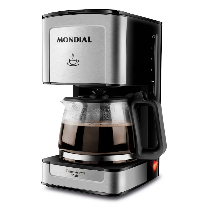 Cafeteira Elétrica Dolce Arome Mondial Preto/Inox 800W - C-44-32X-SI 220V