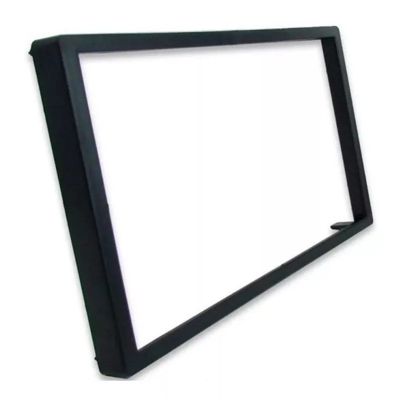Moldura 2 Din Honda Fit 2001 A 2012, City Dx 2009 A 2012 - Preto