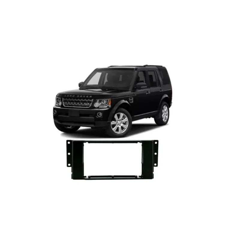 Moldura 2 Din Land Rover Discovery 3, Freelander 2 - Preto