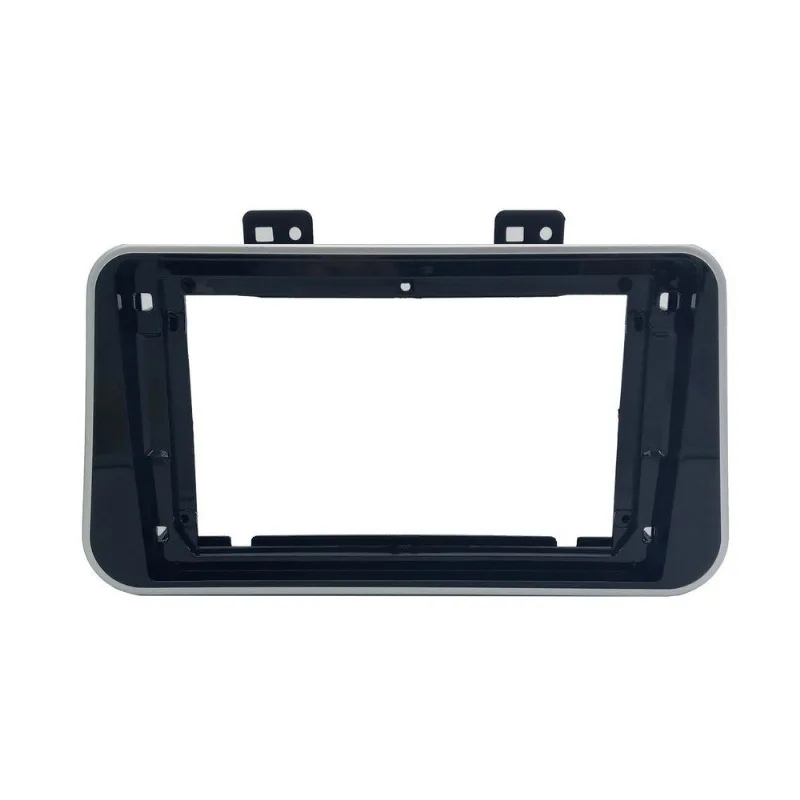 Moldura Nissan Kicks Padrão Chinês 9' Black Piano C/ Friso Prata