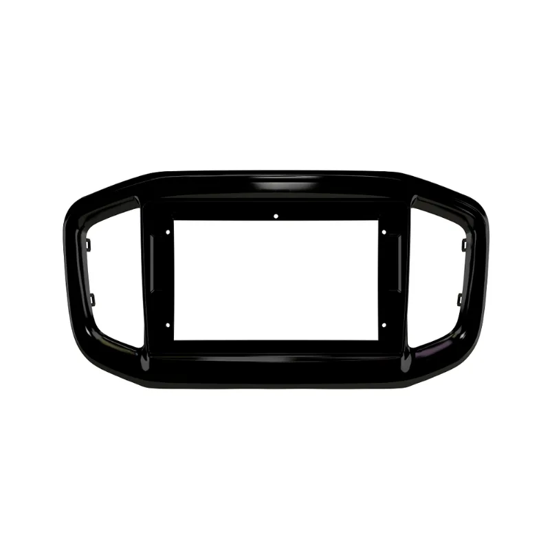 Moldura Fiat Nova Strada P/ 9 Polegadas Black Piano