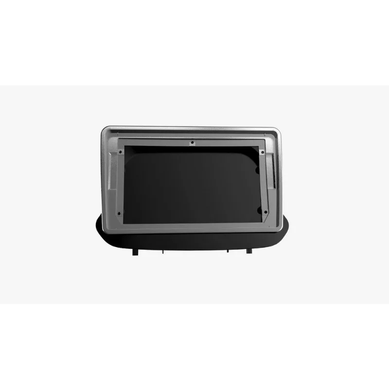 Moldura P/ Tela 9' Gm Onix 2021 Preto Fosco Com Friso Prata - Fiamon