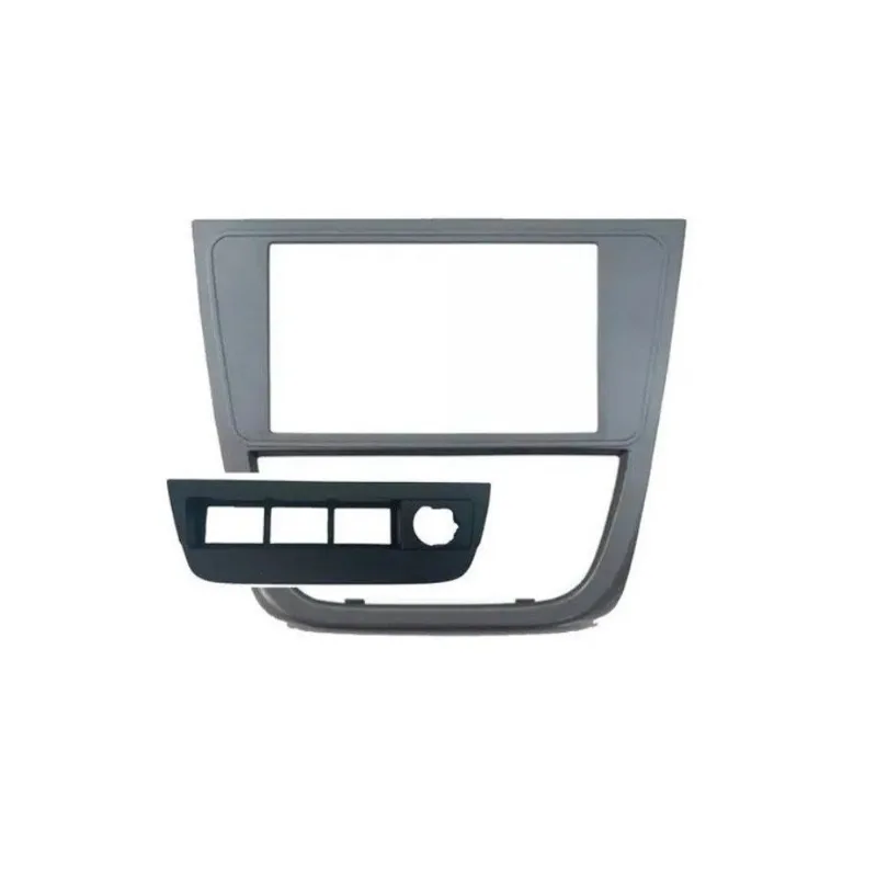 Moldura 2 Din Vw G5 Gol, Saveiro, Voyage Suporte 4 Botões - Grafite