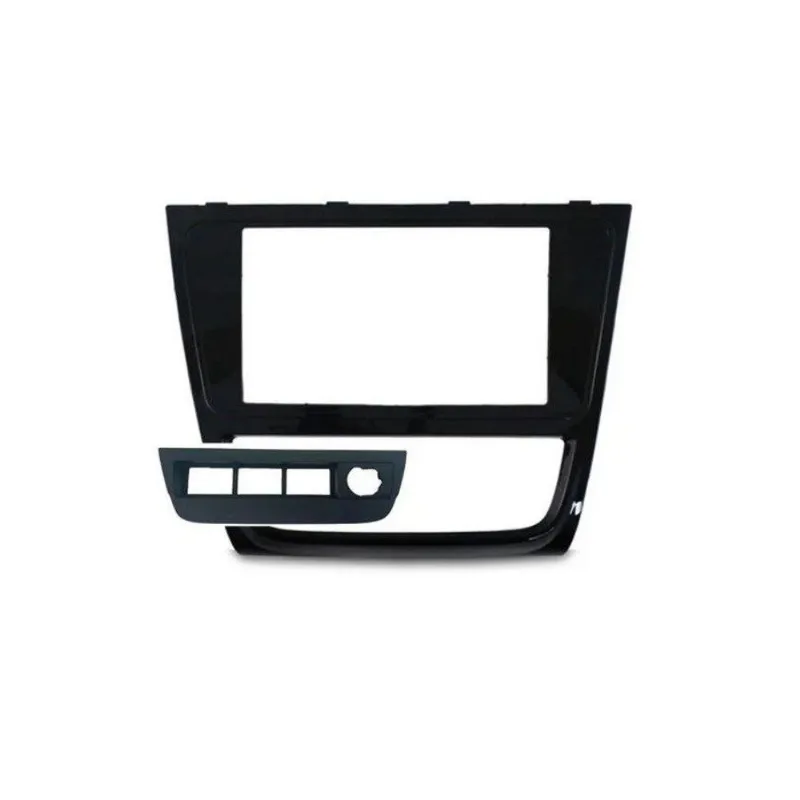 Moldura 2 Din Vw G5 Gol, Saveiro, Voyage Suporte 4 Botões - Black Piano