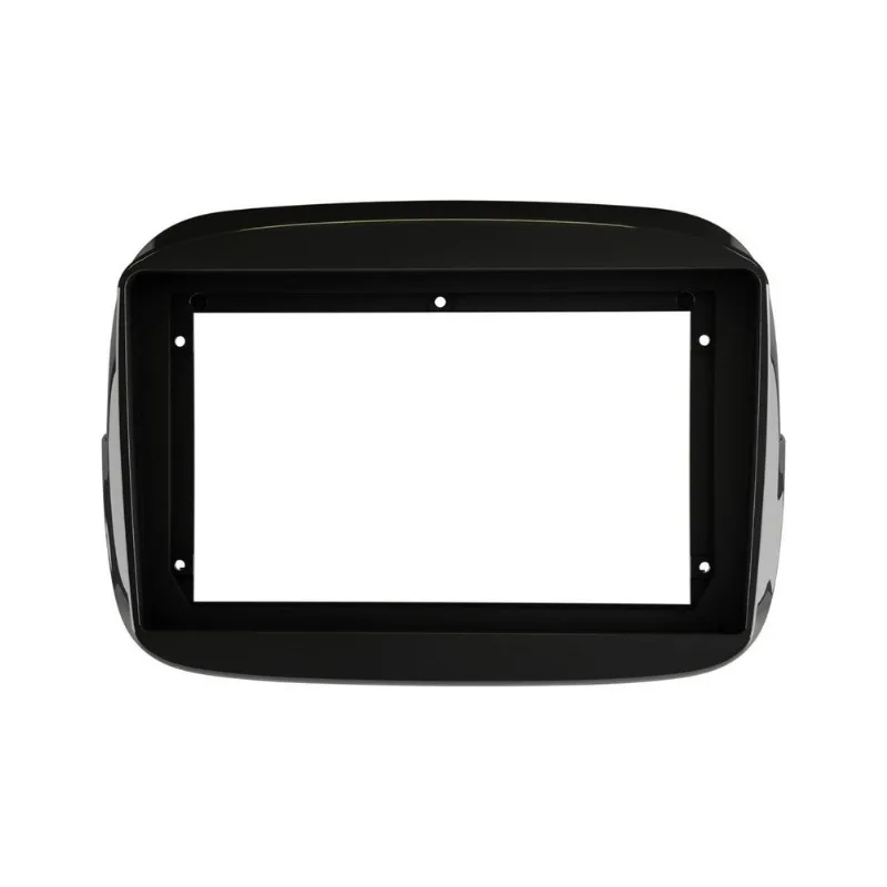 Moldura 9 Pol Fiat Mobi - Black Piano - Padrão Chinês