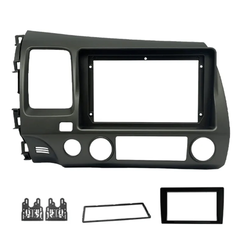 Moldura 9 E 7 Polegadas Honda Civic 07 A 11 - Grafite Original