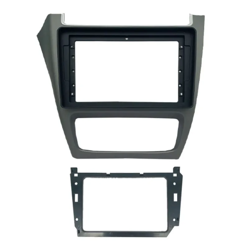 Moldura 9' Flutuante Vw Fox, Spacefox, Spacecross, Crosfoss G3 - Grafite
