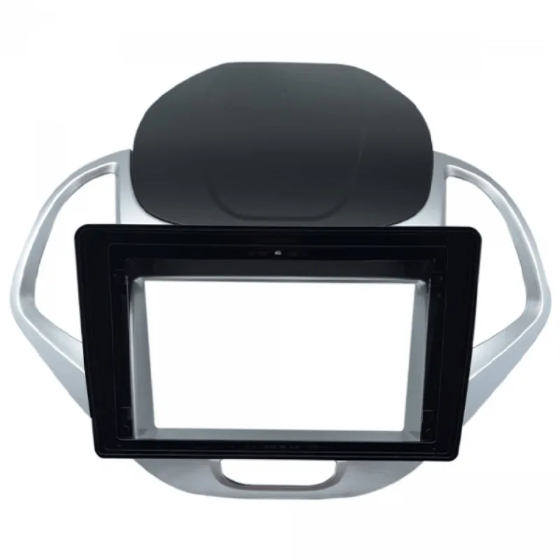 Moldura 9 Flutuante Ford Ka Freestyle - Prata