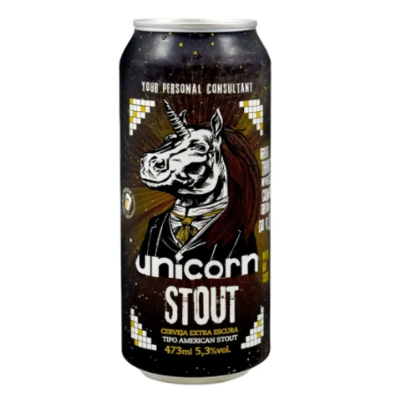 Cerveja Unicorn Stout Lata 473ml - Unicorn