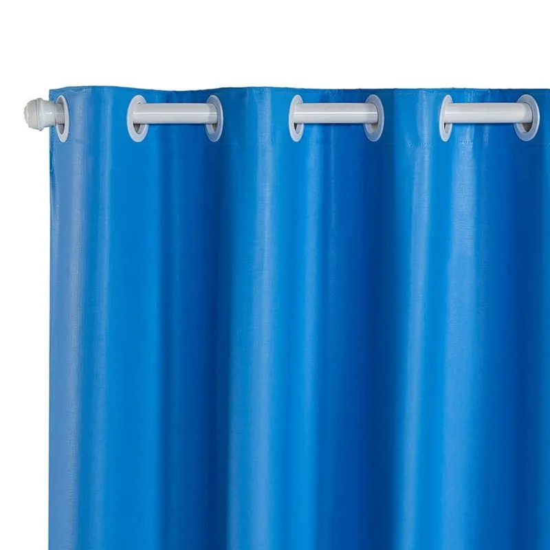 Cortina para Sala ou Quarto Blackout 100% Corta Luz pvc 2.20m x 1.30m - Azul
