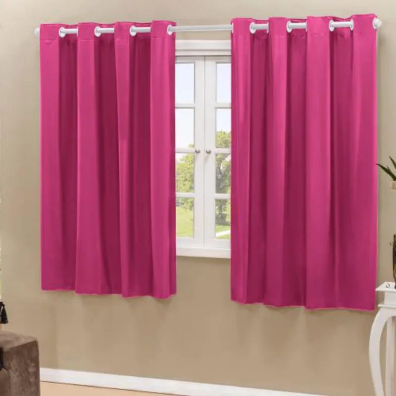 Cortina Blackout Pvc Corta 100 % A Luz 2,20 M X 1,30 M Pink