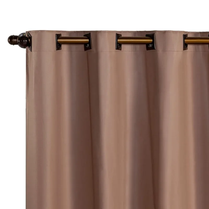 Cortina 2,80m X 1,60m Sala Quarto Blackout 100% Corta Luz pvc - Avelã