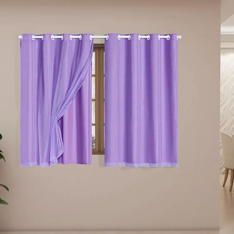 Cortina Blackout 2,80m X 1,80m Corta Luz Pvc com Voial Varão Simples