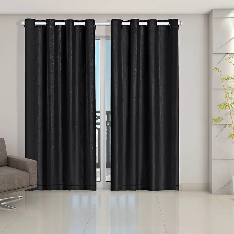 Cortina Blackout 2,80m X 2,30m pvc Com Voil Porta Balcão Varão Simples