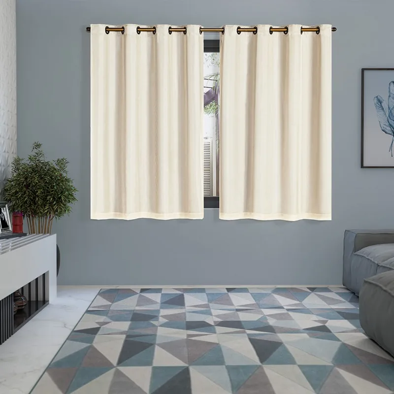 Cortina 2,80m x 1,60m Blackout pvc Prata c/ Voil Sala Quarto