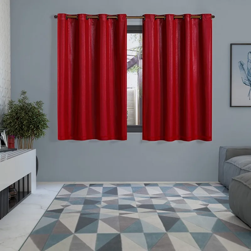 Cortina 2,80m x 1,60m Blackout pvc Prata c/ Voil Sala Quarto