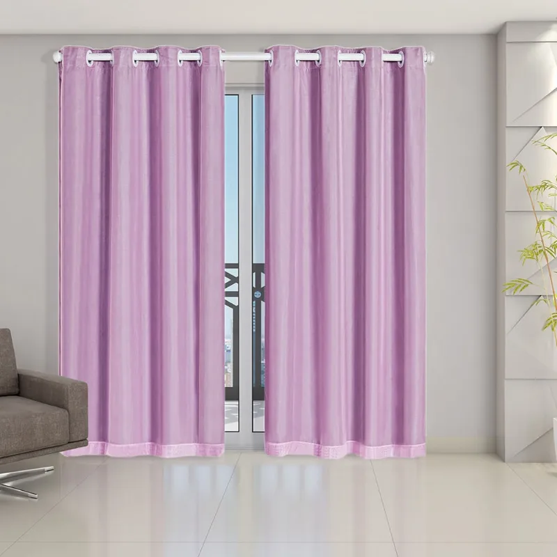 Cortina 2,80m x 2,30m Blackout pvc Prata c/ Voil Sala Quarto