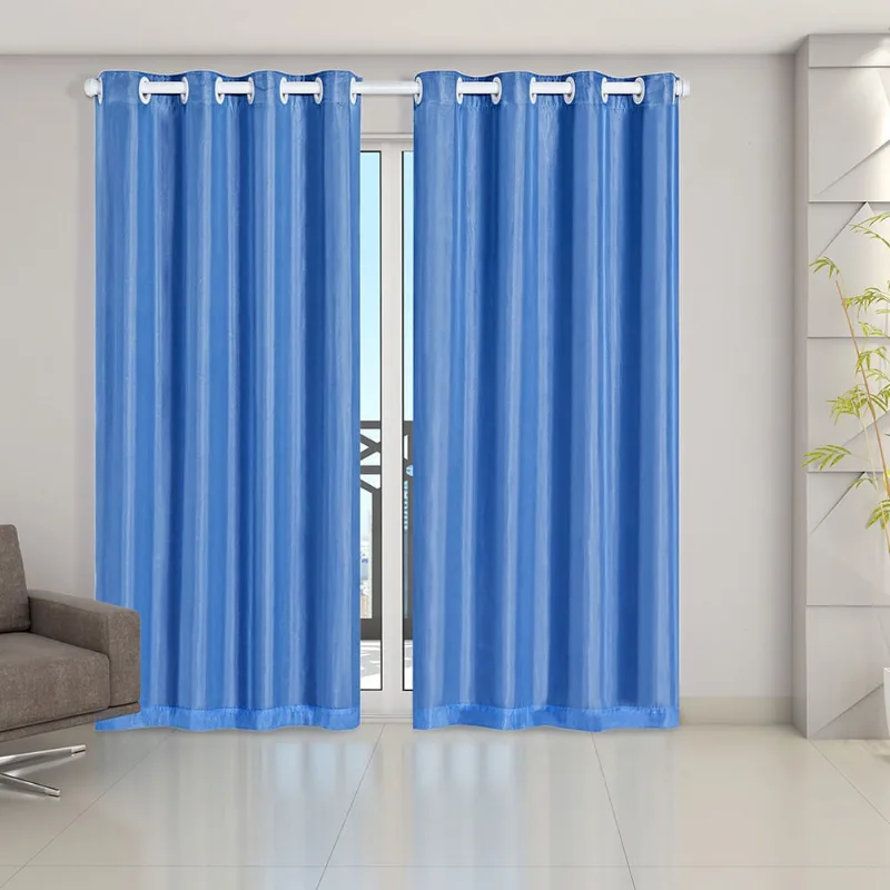 Cortina 2,80m x 2,30m Blackout pvc Prata c/ Voil Sala Quarto