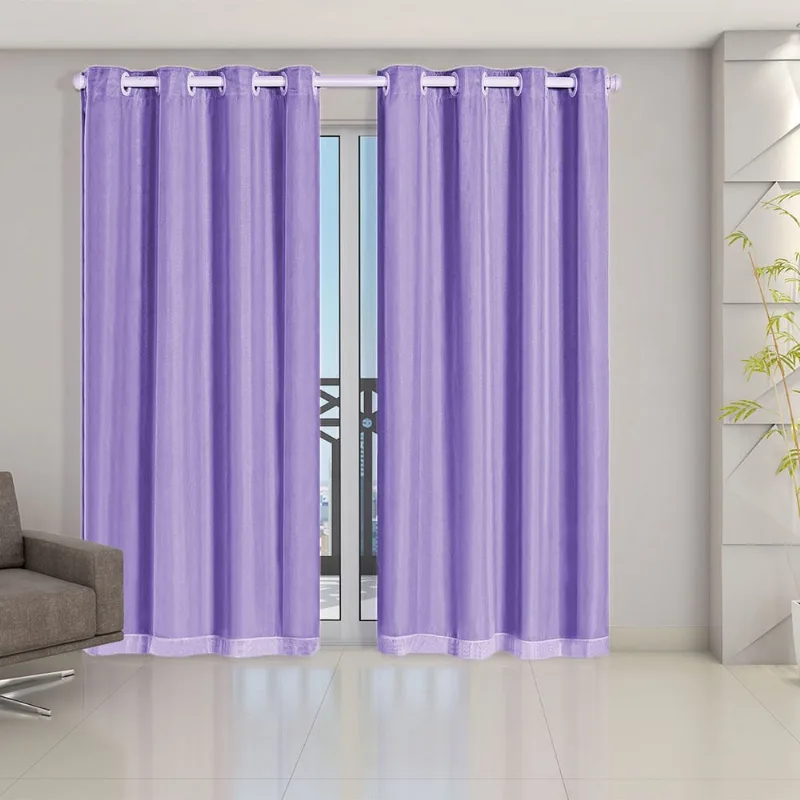 Cortina 2,80m x 2,30m Blackout pvc Prata c/ Voil Sala Quarto