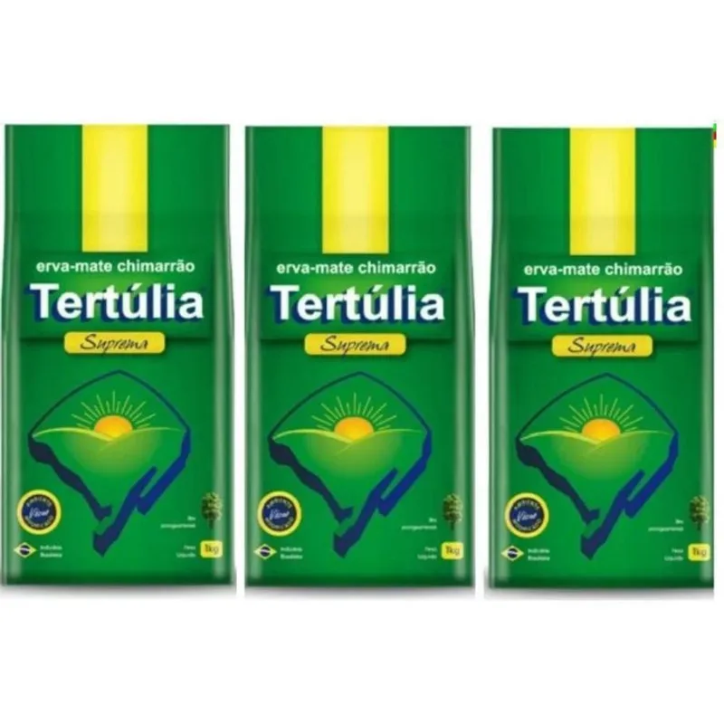 3 Kg Erva Mate Chimarrao Tertulia Suprema - A Melhor
