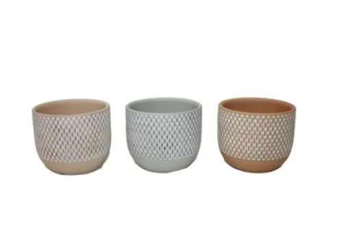 CACHEPOT CASAMBIENTE NATURAL 12 X 12 X 10 CM - CASAMBIENTE