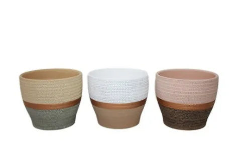 CACHEPOT CASAMBIENTE GOLD 12 X 12 X 10 CM - CASAMBIENTE