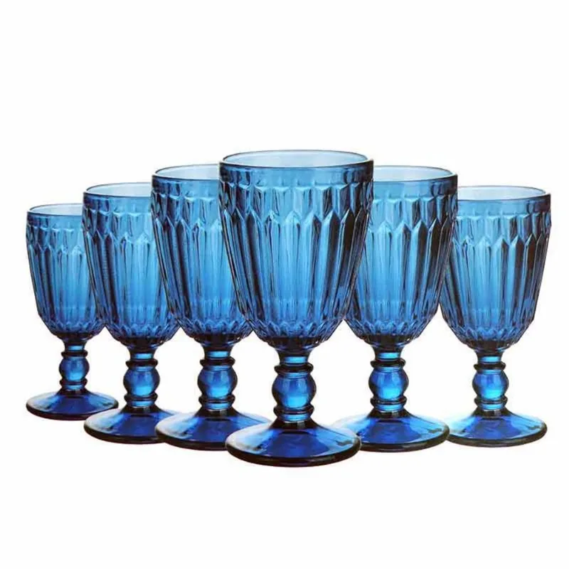 Jogo 6 Tacas Arrow Azul 335Ml