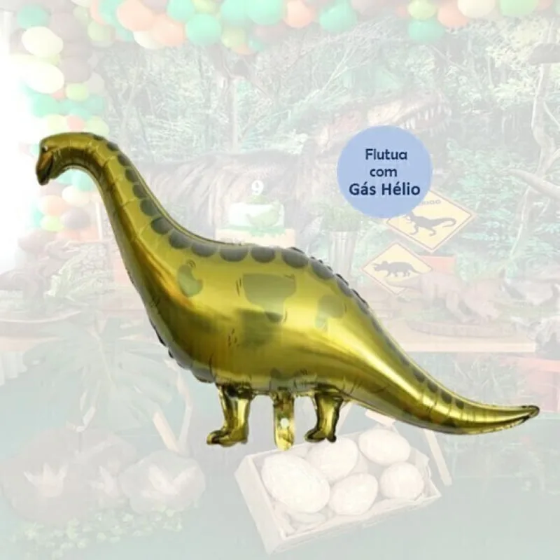Balão Dinossauro Brontossauro - 60 x 90 cm - Animare - Valor Unitário - Animale - Brinquedos