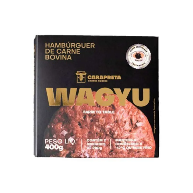 Hamburguer wagyu Carapreta 400g
