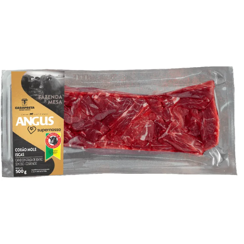 Coxão Mole Bovino Angus em Iscas Congelado Supernosso 500g