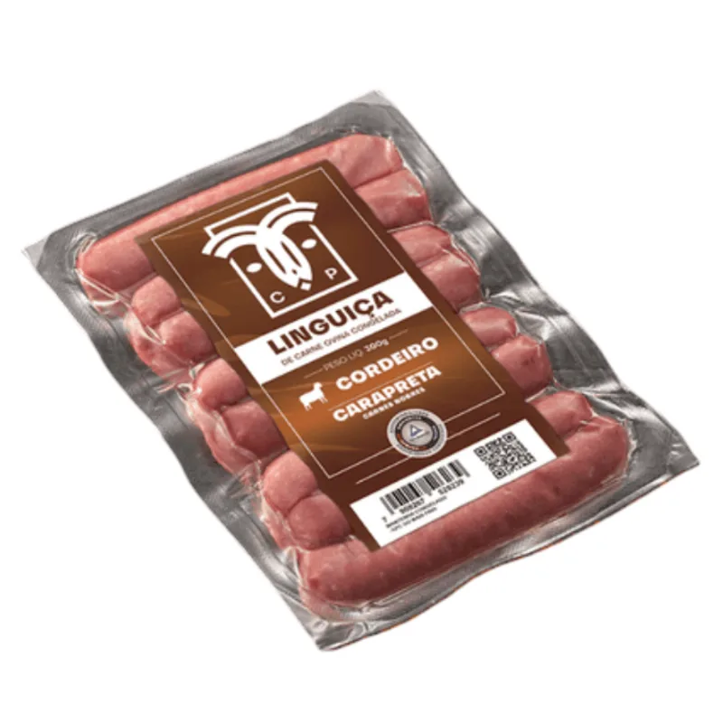 Linguiça de Carne de Cordeiro Carapreta Congelada 300g