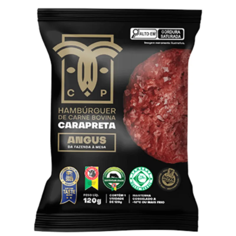 Hambúrguer Carapreta Costela Bovina 120g