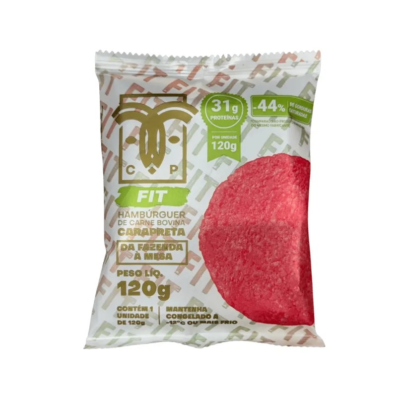 Hambúrguer Bovino Cara Preta Fit 120G