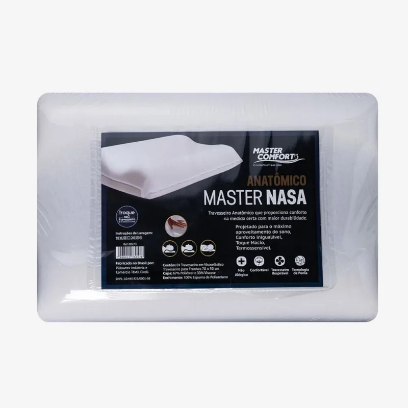 Travesseiro Anatômico Master Comfort Branco