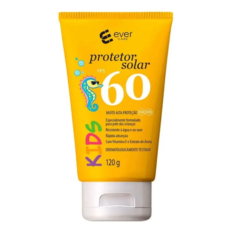 Protetor Solar Corporal Infantil Ever Care Fps60 120g - Ever Care