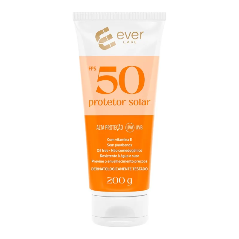Protetor Solar Ever Care FPS50 200g - Ever Care