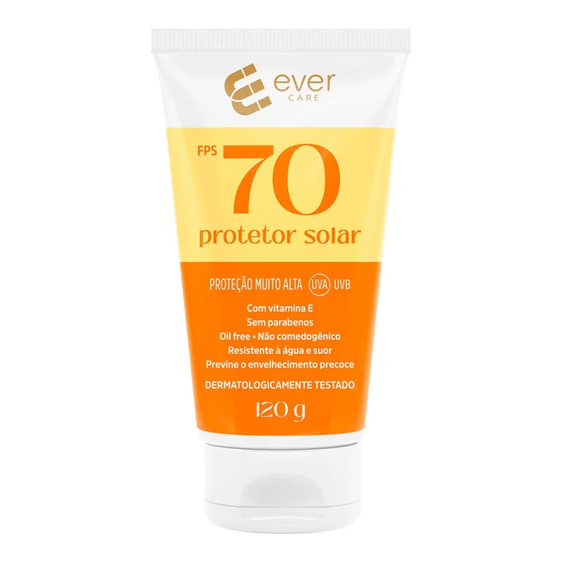 Protetor Solar Corporal Ever Care FPS 70 120g - Ever Care