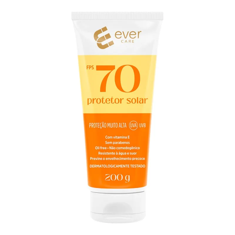 Protetor Solar Corporal Ever Care FPS70 200g - Ever Care