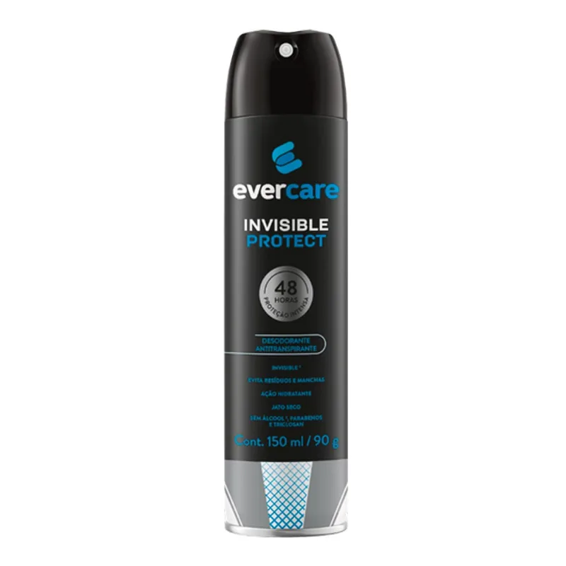 Desodorante Antitranspirante Ever Care Invisible Protect 150ml Aerossol
