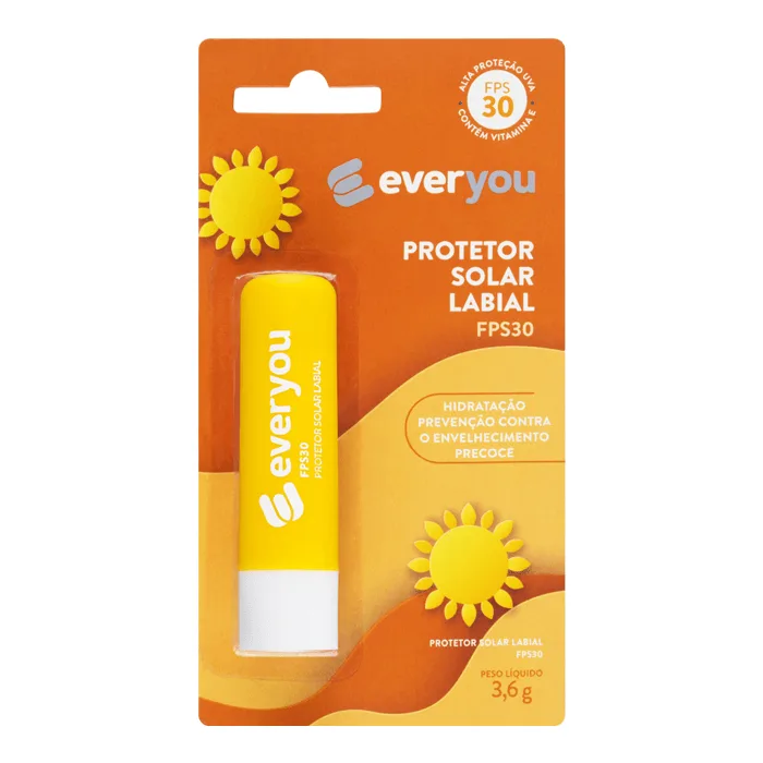 Protetor Solar Labial Ever You FPS30 3,6g - Ever You
