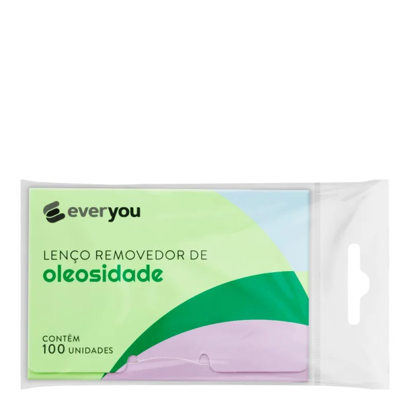 Lenço Removedor De Oleosidade Ever You 100 Unidades - Ever You