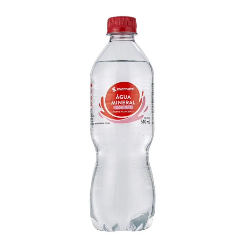 Água Mineral Ever Nutri Com Gás 510ml