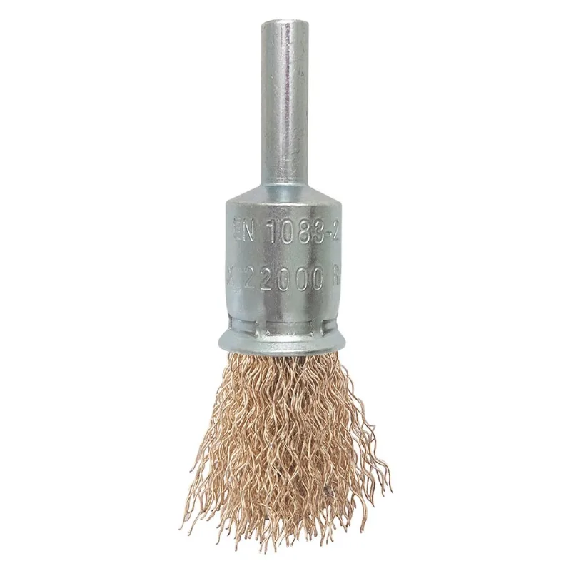 Escova Pincel Ondulada Aço Latonado 5/8" Pequi 509016 509016 - Pequi