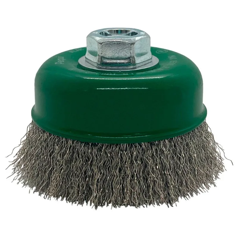Escova Copo Ondulada Aço Inox 4" M14 Pequi 613364 613364 - Pequi