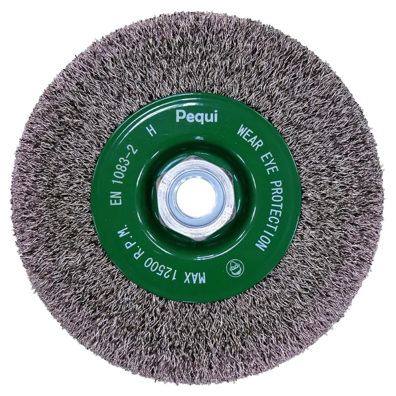 Escova Circular Ondulada Aço Inox 4.1/2x1/2" M14 Pequi 5223611400 5223611400 - Pequi