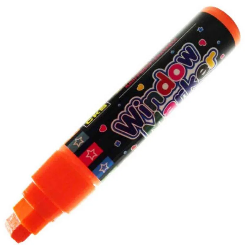 Caneta Window Marker Cks Wp-528 (p/ Vidro) Laranja