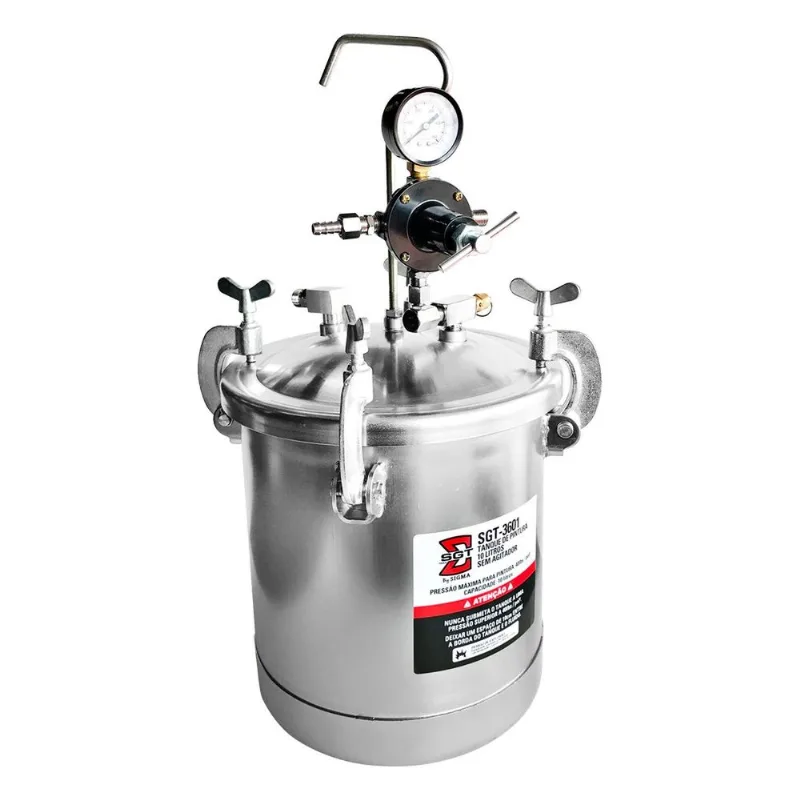 Tanque De Pintura 10l Sem Agitador - Sgt-3601